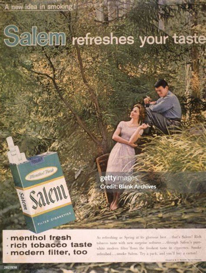1958 Retro L&M Cigarettes Ad Gunsmoke Jim Arness, Amanda Blake