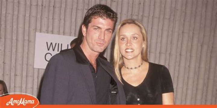 A picture of Kirsten Barlow and her husband.