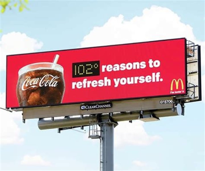 Ads appear on 7 billboards in Vancouver (simulation of billboard ad)