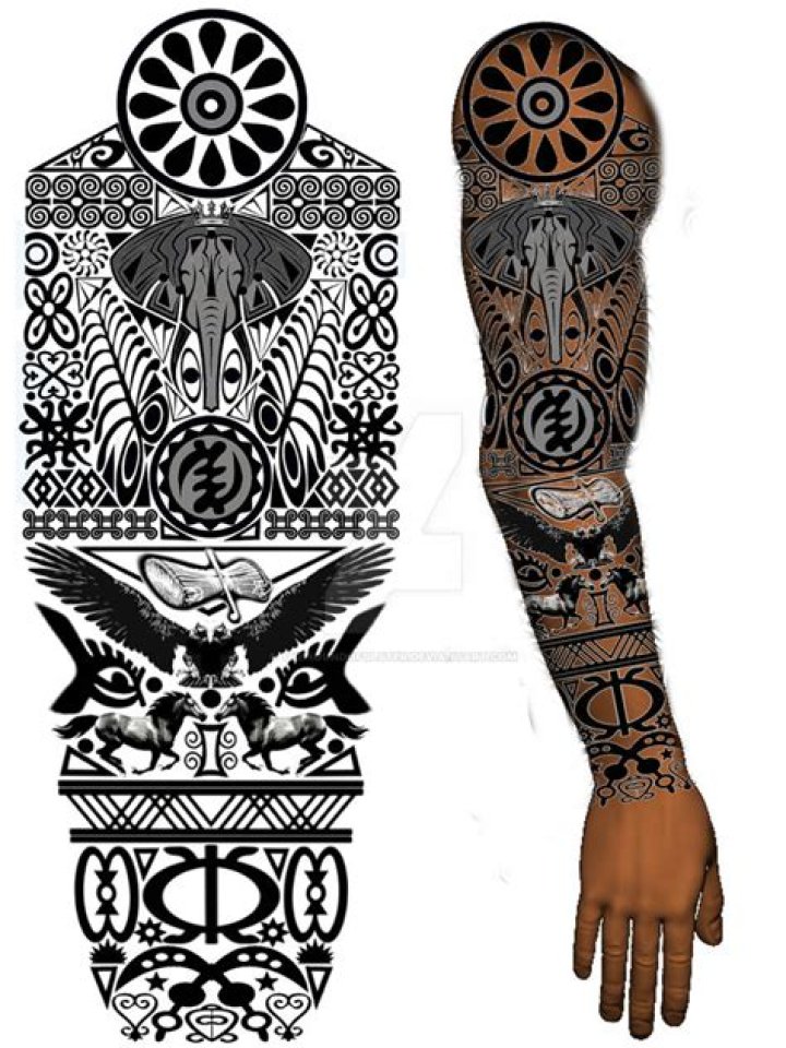 african tattoo sleeve african tattoo sleeve
