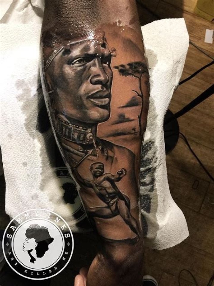 African Warrior Tattoos For Men