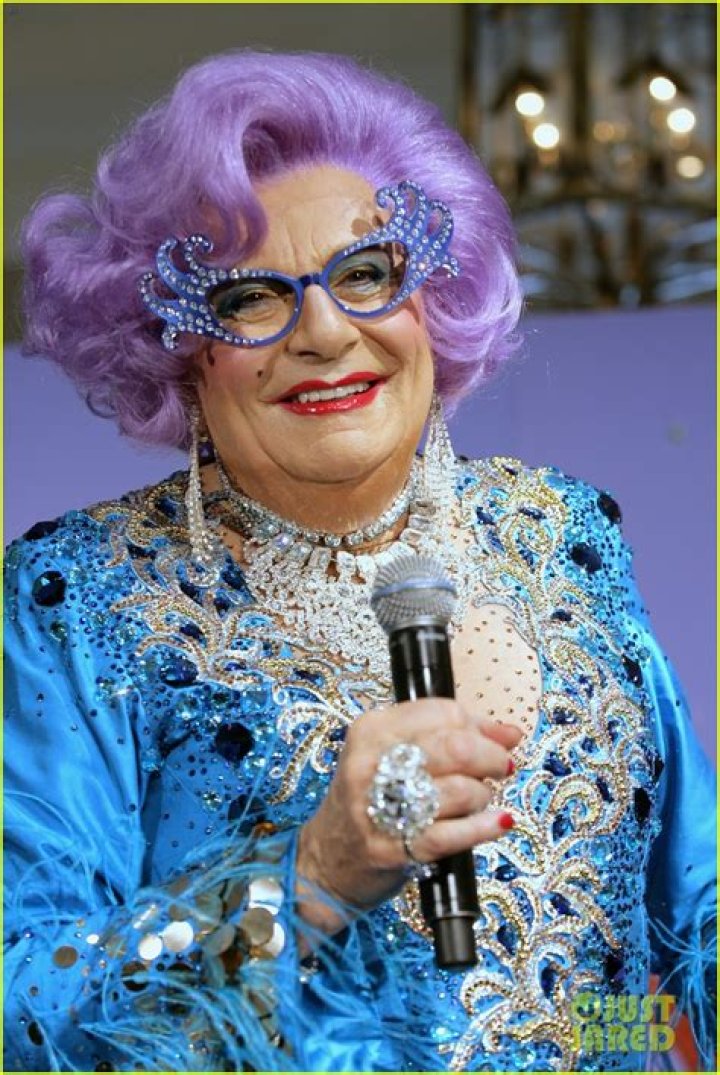 Barry Humphries as Dame Edna. Photo / Supplied