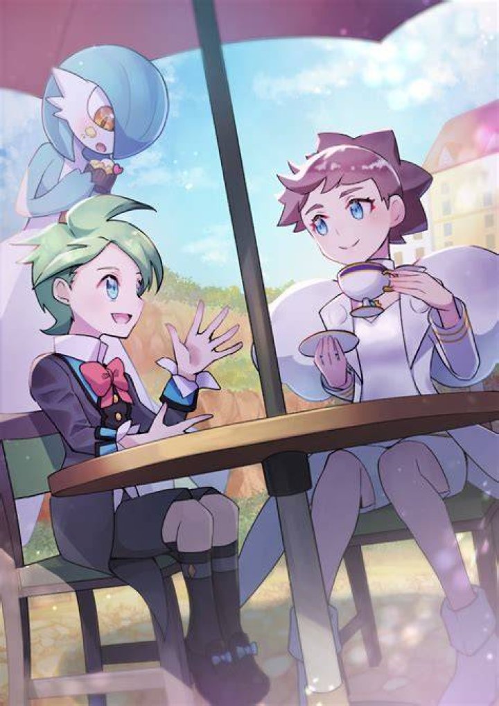 Bede and Sygna Suit Wally, with their respective Sync Partners Hatterene and Gardevoir