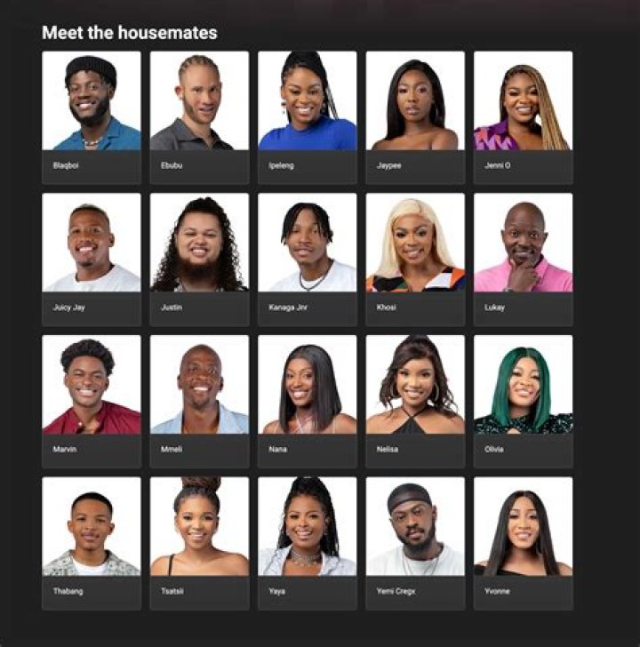 Big Brother Titans housemates Big Brother Titans housemates