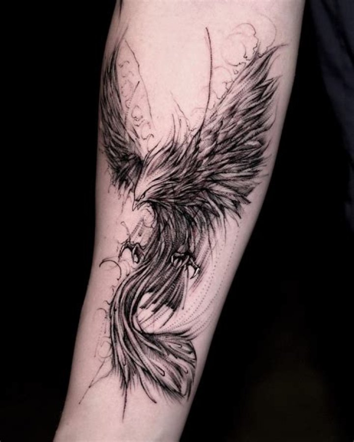 Black phoenix tattoo designs Black phoenix tattoo designs