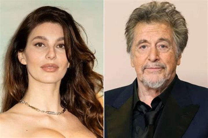 Camila Morrone (left), Al Pacino (centre), and Lucila Sol&aacute; (right) during The Humbling' premiere during the 71st Venice Film Festival in August 2014.