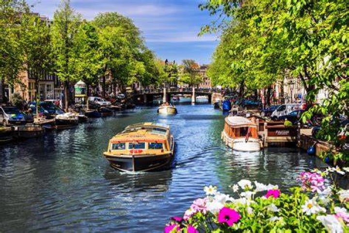 Canal in the Netherlands