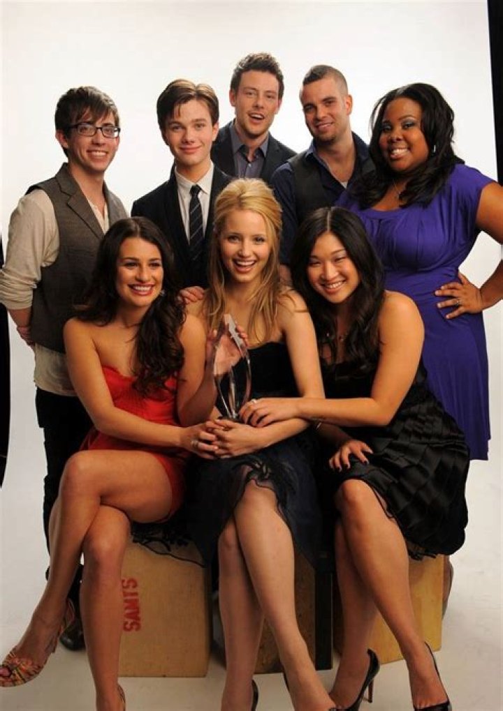 Cast of Glee pose in the press room at the 16th Annual Screen Actors Guild Awards held at The Shrine Auditorium on January 23, 2010. Photo / Getty