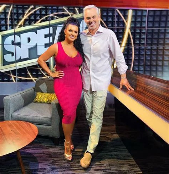 Colin cowherd and Joy Taylor