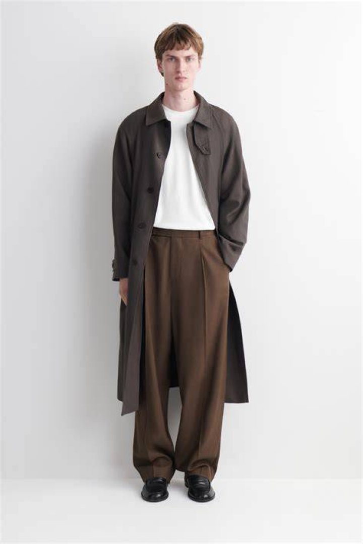 COS Relaxed Cotton Linen Trosures