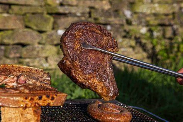 Cote de Boeuf steak on display at Borough Market in London, United Kingdom Cote de Boeuf steak on display at Borough Market in London, United Kingdom