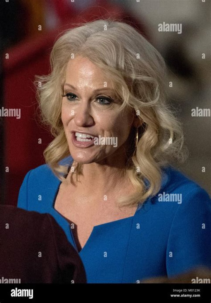 Counselor to the President Kellyanne Conway talks with chief strategist Steve Bannon. Photo / AP