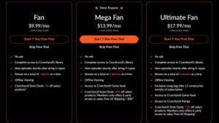 Anime Fans Are Disappointed As Crunchyroll & Funimation Increase Prices 1 Crunchyroll Subscription Price Increase