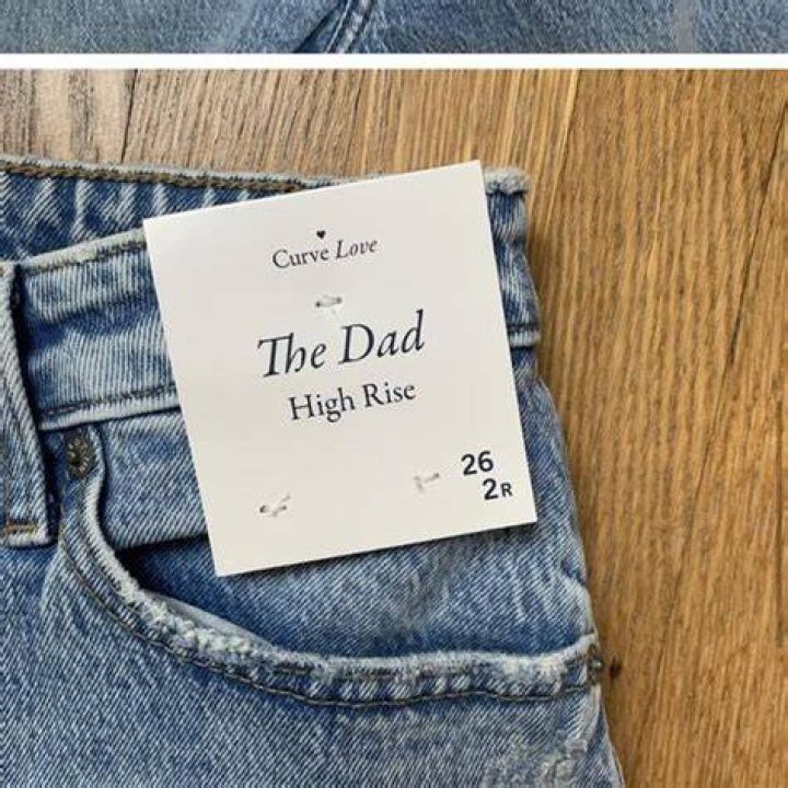 curve love high rise dad short