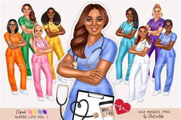 Curvy, nurse, scrubs, picture, social media, hospital Curvy, nurse, scrubs, picture, social media, hospital