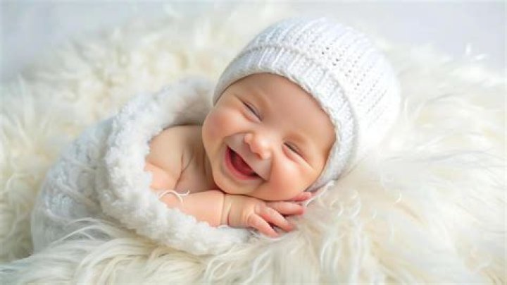 Cute baby in video