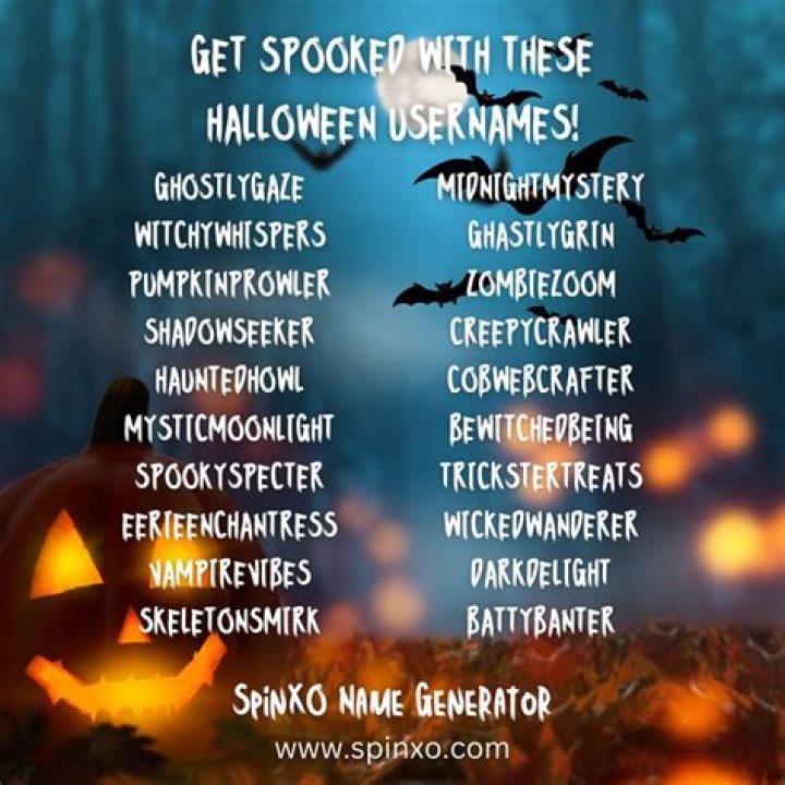 Cute Halloween Usernames 2022 Get Halloween 2022 News Update