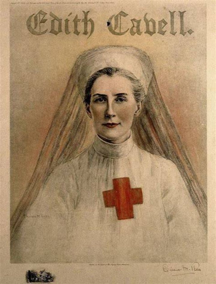 images/histmed/wwi/edith_cavell_death.jpg Death of Edith Cavell
