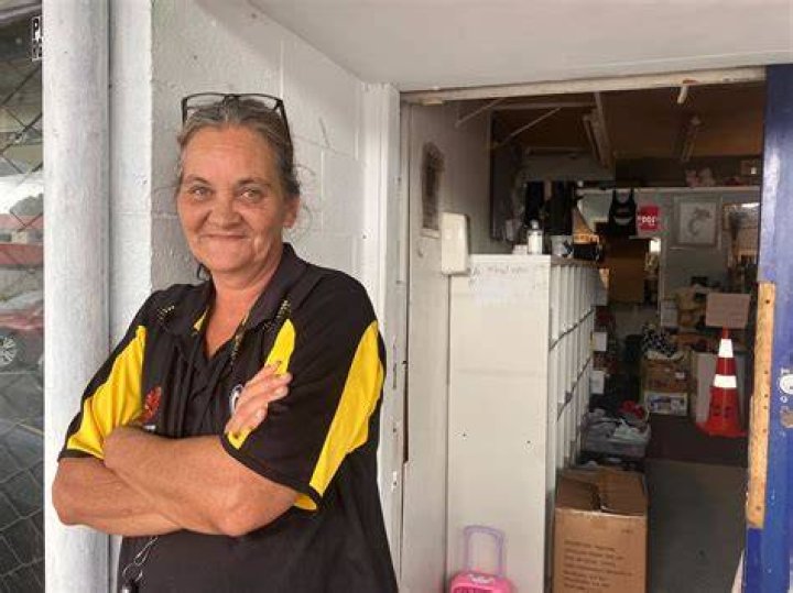 Debbie Munroe outside the Waka of Caring store in Manurewa. Photo / Julia Gabel