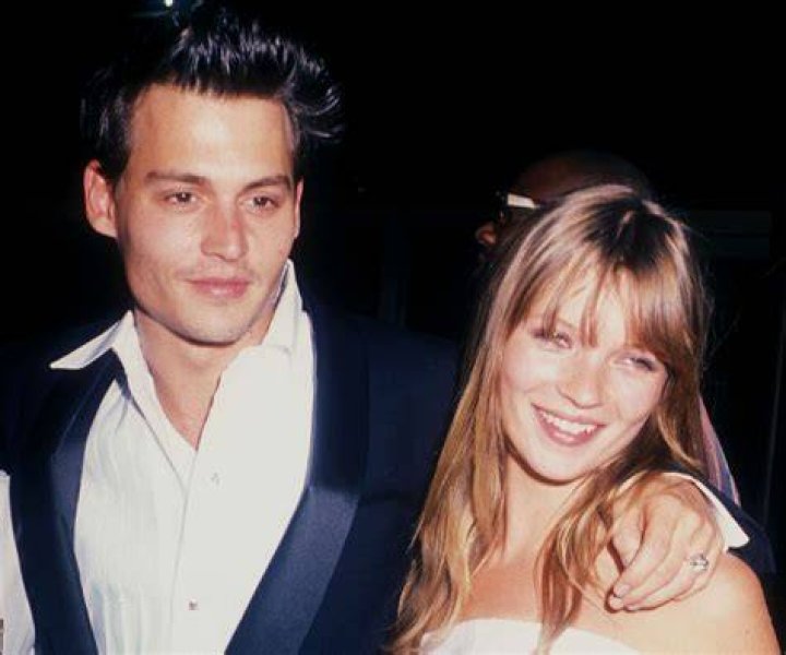 Depp and Moss dated from 1994 to 1997. Photo / Getty Images