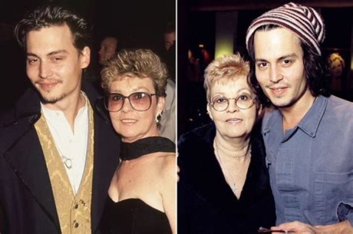 Depp with his mother Betty Sue Palmer at the 2004 Oscars. Photo / Getty Images