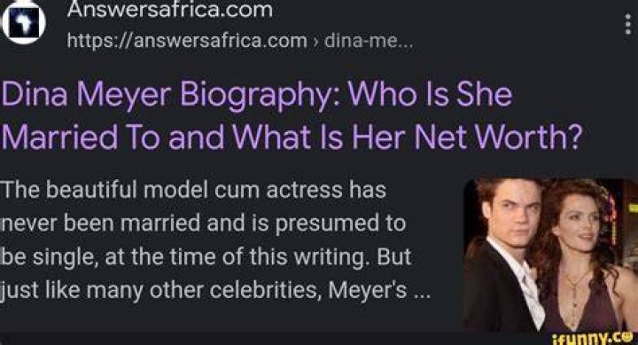 Dina Meyer Marital Status: A Closer Look At Her Personal Life