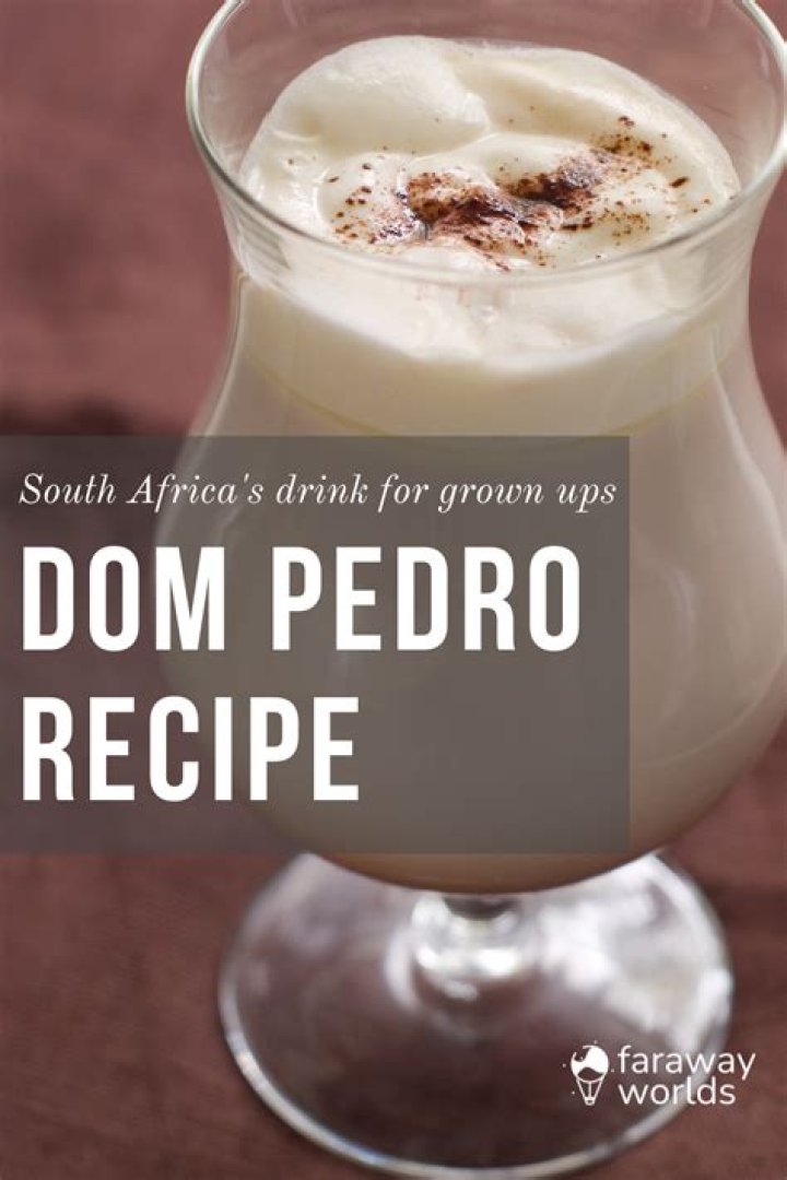 Dom Pedro recipe: South African style Dom Pedro recipe: South African style