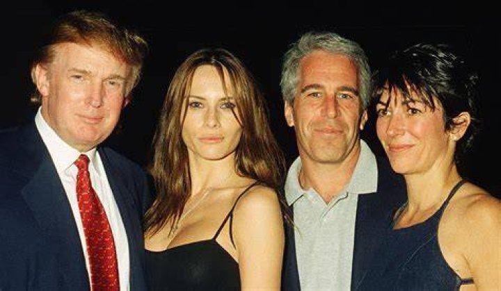 Donald Trump with Jeffrey Epstein in 1992.
