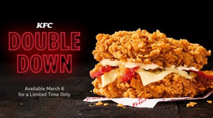 Double Down, the popular fast food product from KFC.