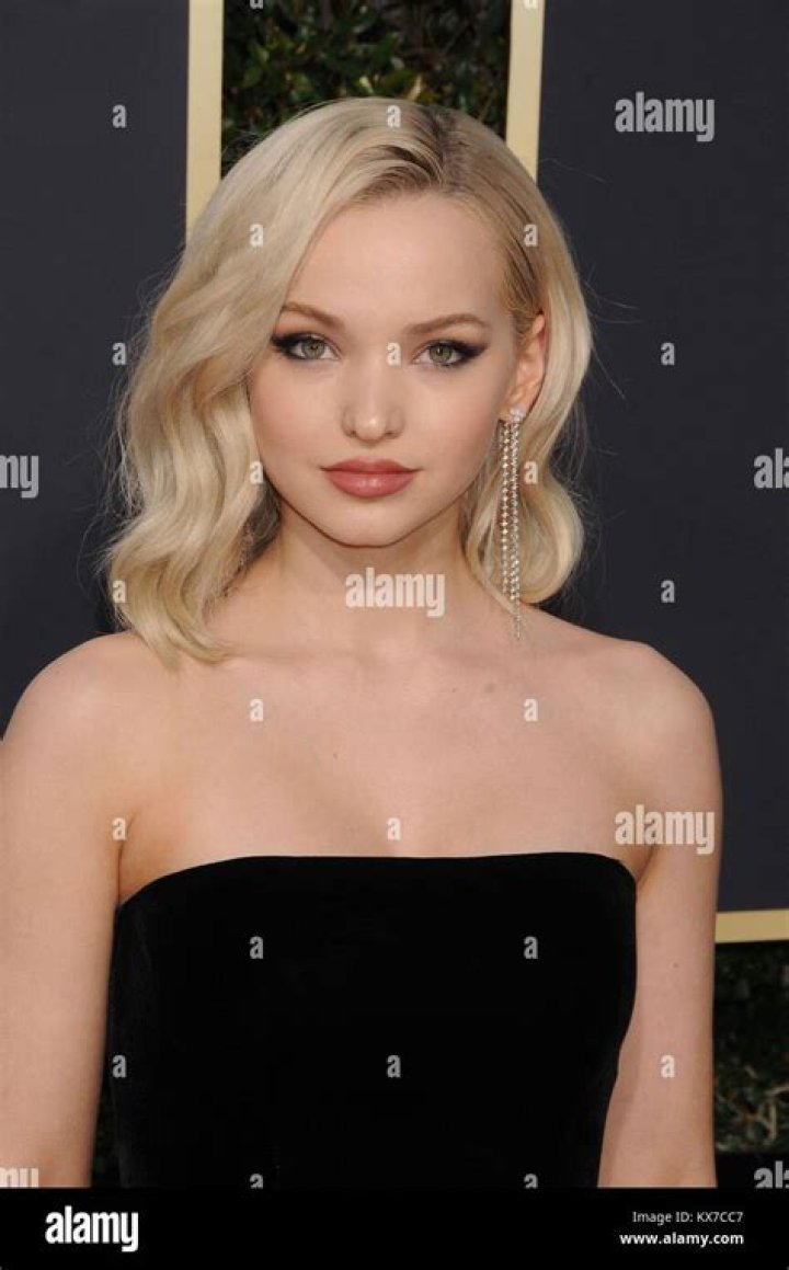 DOVE CAMERON at 75th Annual Golden Globe Awards in Beverly Hills 01/07