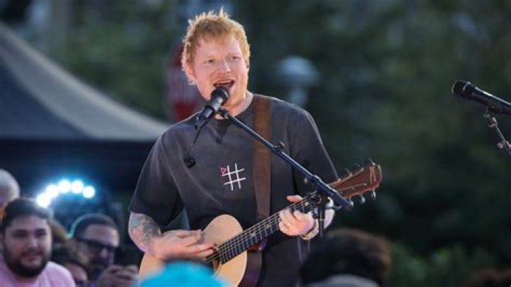 Ed Sheeran performs to 48,000 fans at Wellington's Sky Stadium. Photo / Sky Stadium