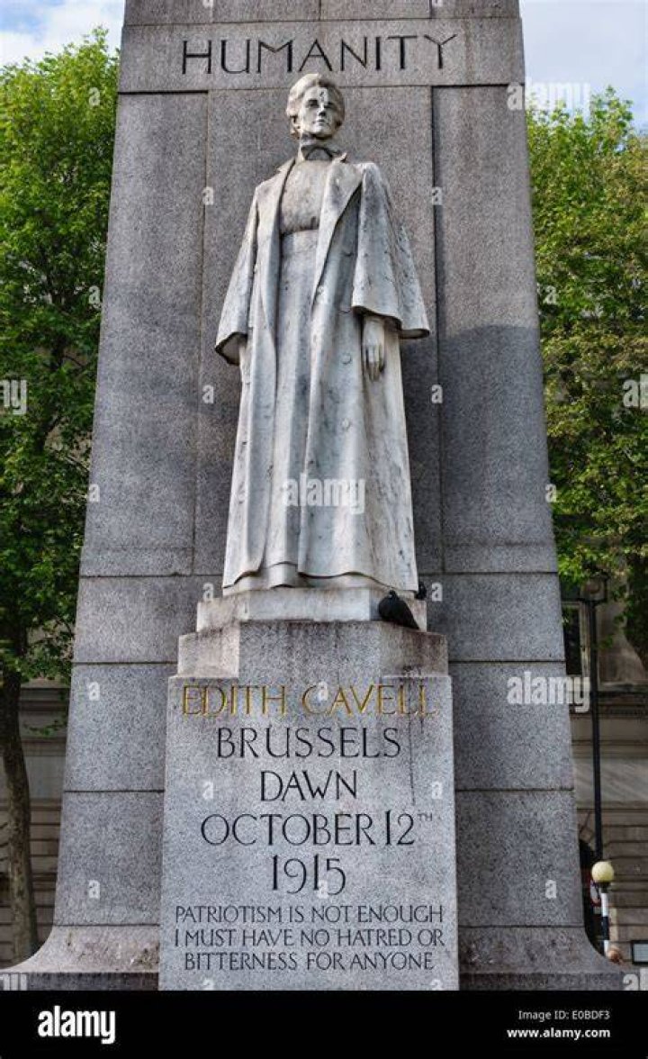 images/histmed/wwi/cavell_memorial.jpg Edith Cavell Memorial