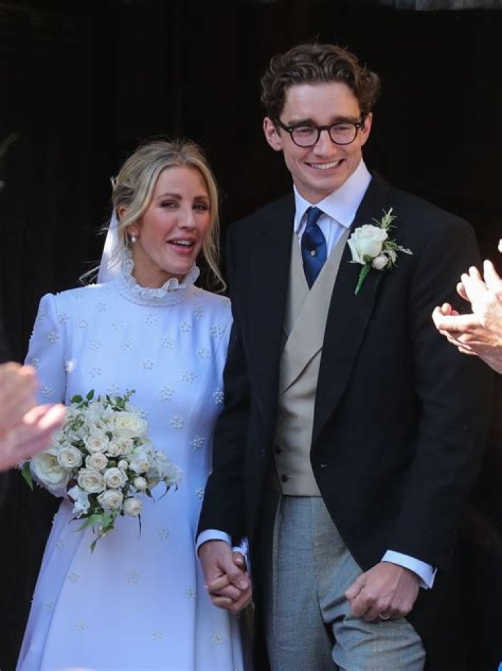 Ellie Goulding and Caspar Jopling on their wedding day. Photo / Getty Images