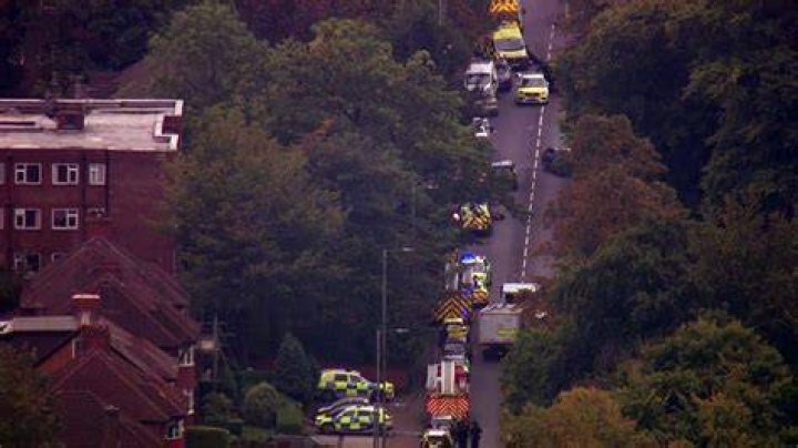 Emergency services attend the scene outside Parsons Green station in west London after a terrorist attack in London, Friday, Sept. 15. Photo / AP