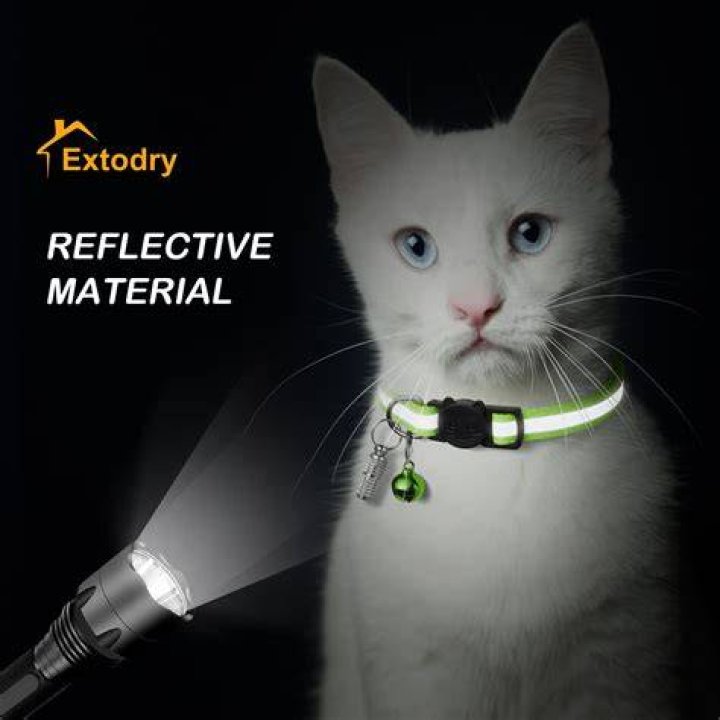 Extodry 14 Pack Reflective Breakaway Cat Collars