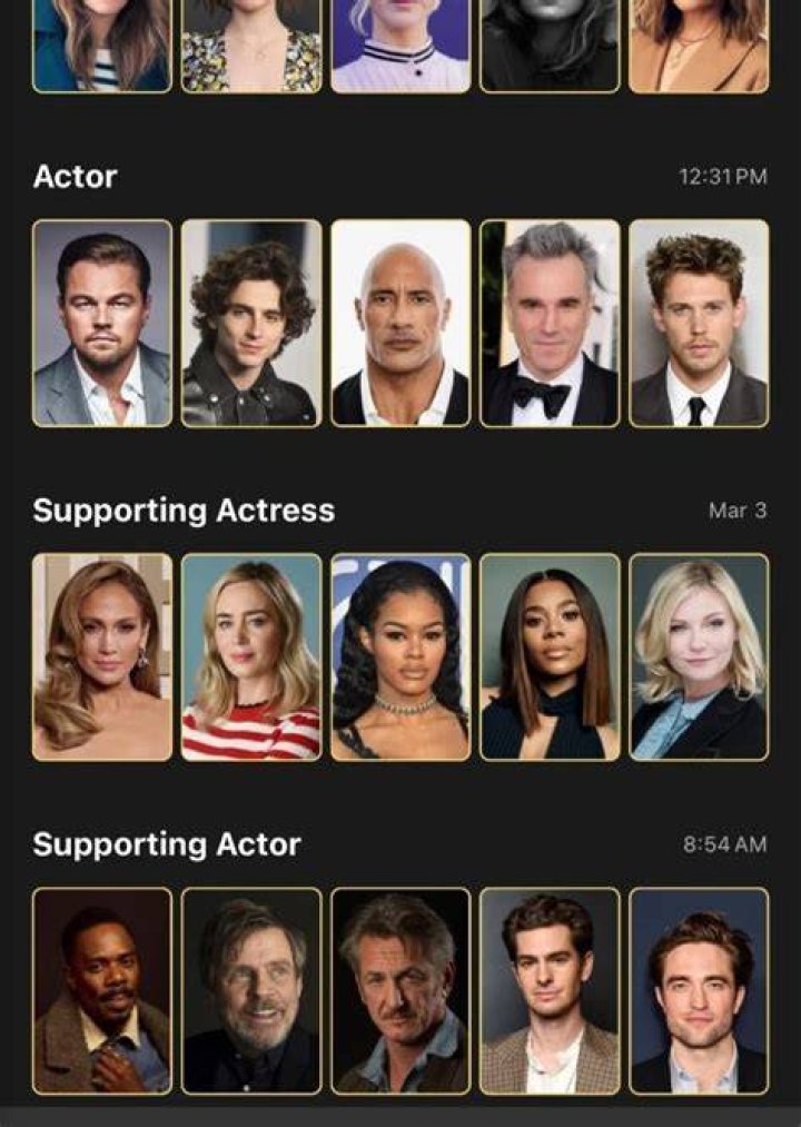 Face Claims Sorted by Latin American Dubbing