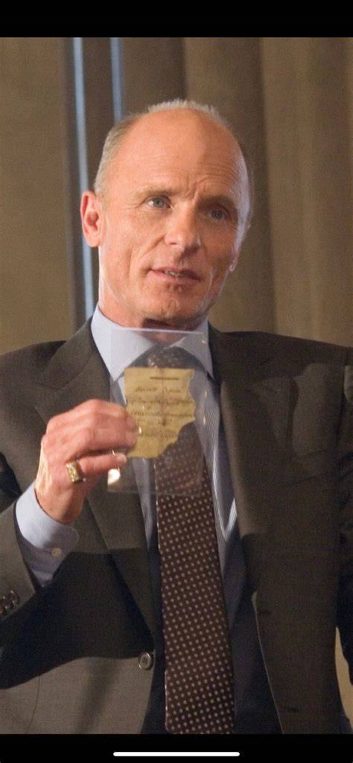 Fan Casting Ed Harris as National treasure franchise in Best Performance In Different Franchises on myCast