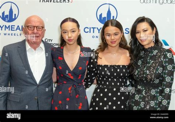 Grace and Chloe Murdoch are Rupert Murdoch’s youngest children, whom he shares with his third wife, Wendi Deng. Photo / AP