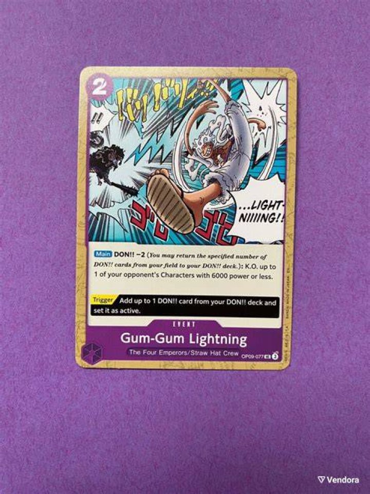 Gum-Gum Lightning - averagebeing.com