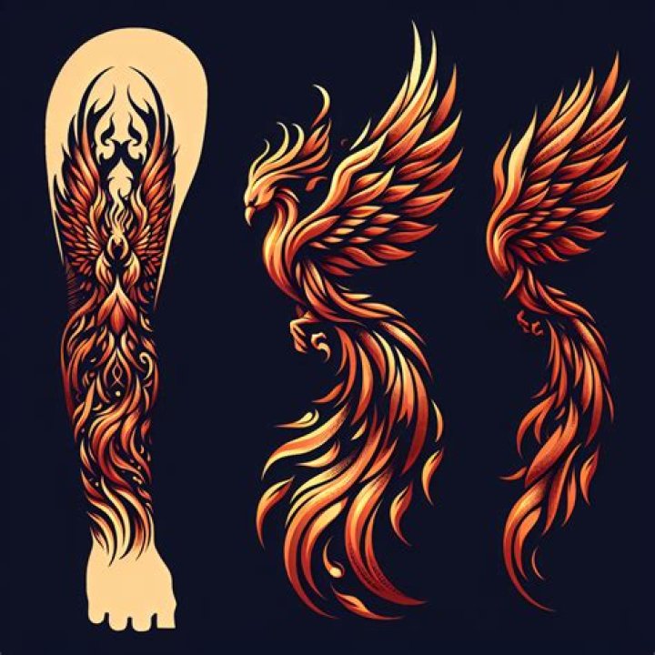 Half sleeve phoenix tattoos Half sleeve phoenix tattoos