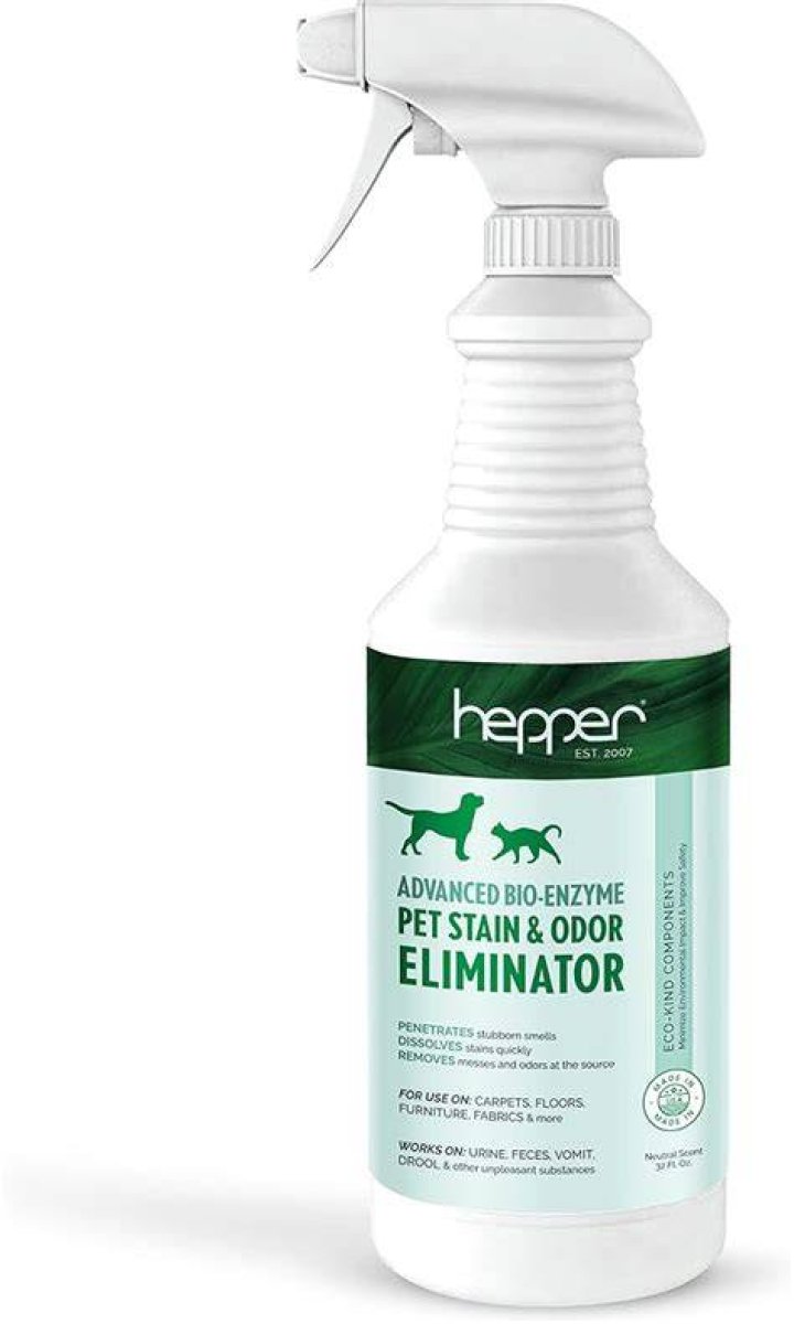 Hepper Advanced Bio-Enzyme Pet Stain & Odor Eliminator Spray