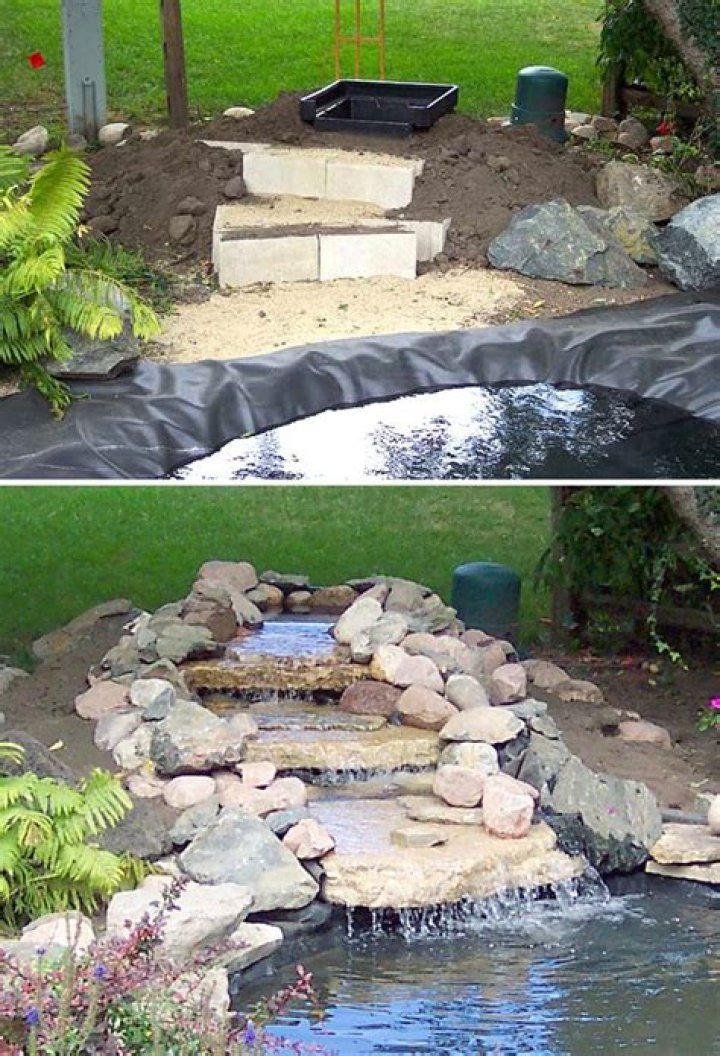 How to Build a Backyard Pond Waterfall (DIY)