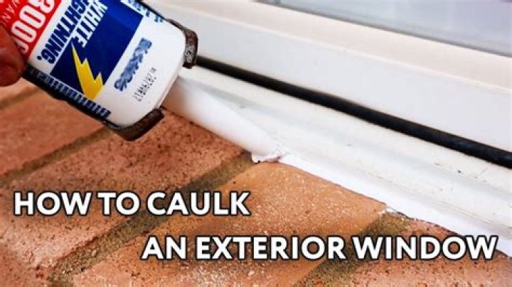 How to Caulk Around Windows