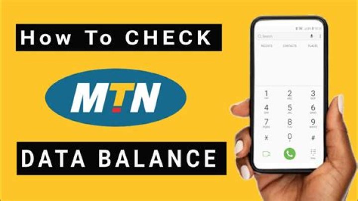 How To Check MTN Data Balance Using A Shortcode