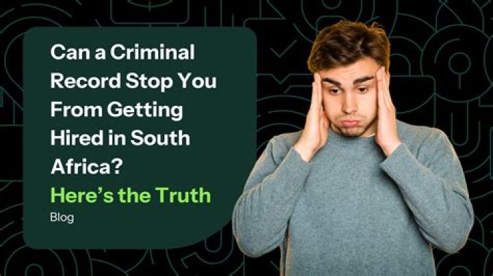 How to do a criminal record check online in South Africa