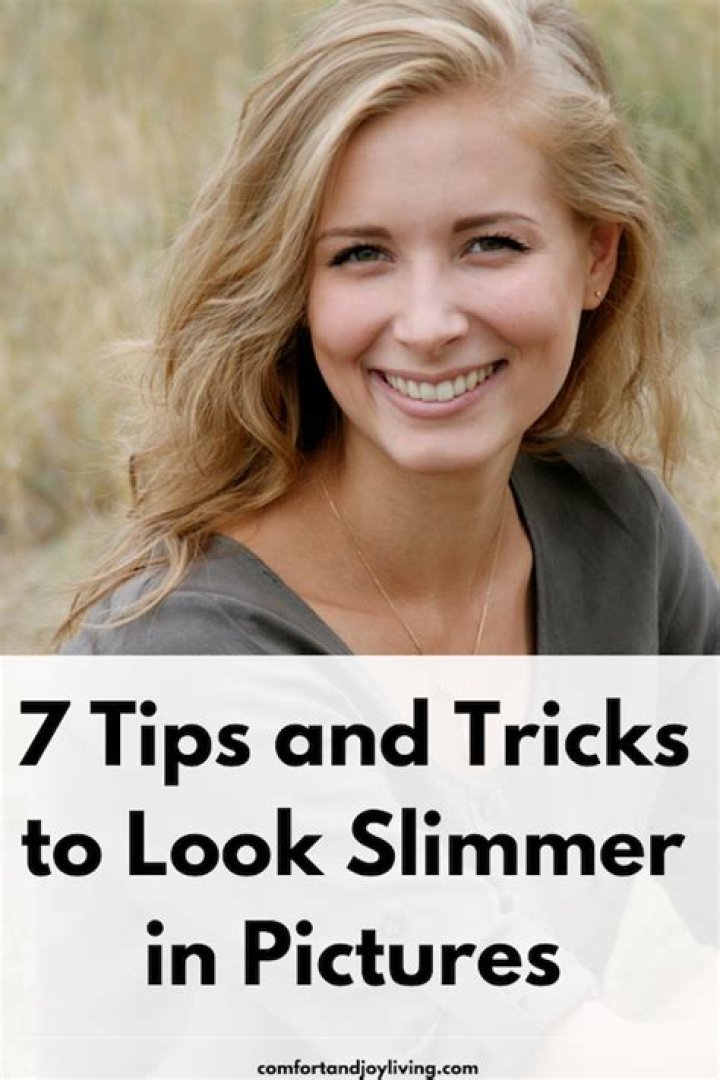 How to look slimmer in pictures How to look slimmer in pictures