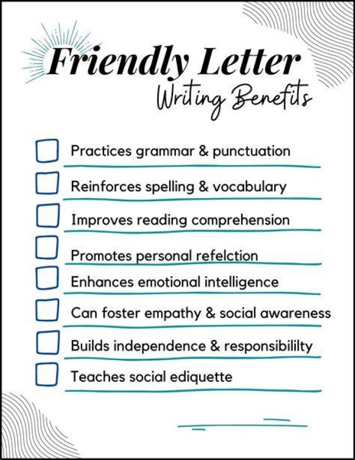 How to write a friendly letter in English