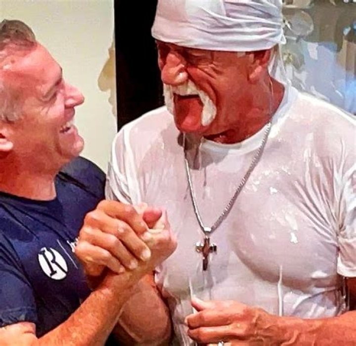 Hulk Hogan was baptised with his wife