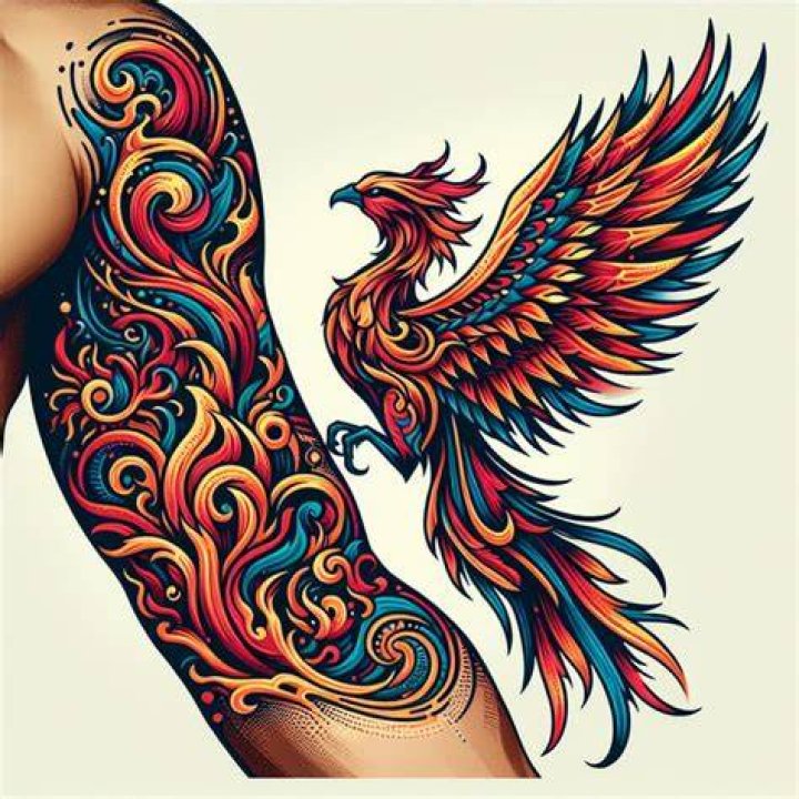 Intricate phoenix tattoo Intricate phoenix tattoo