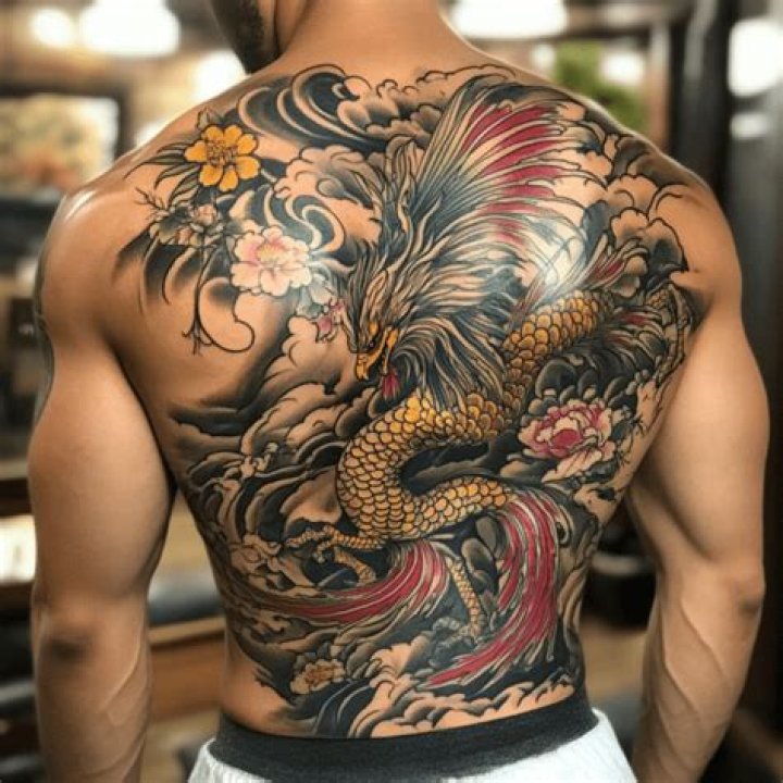 Japanese phoenix tattoos Japanese phoenix tattoos